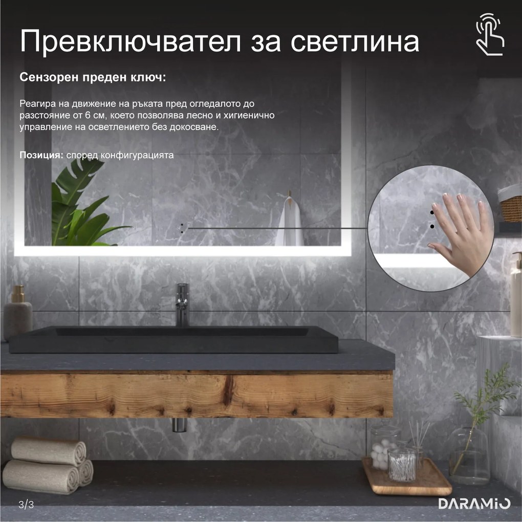Огледало с лед осветление F4