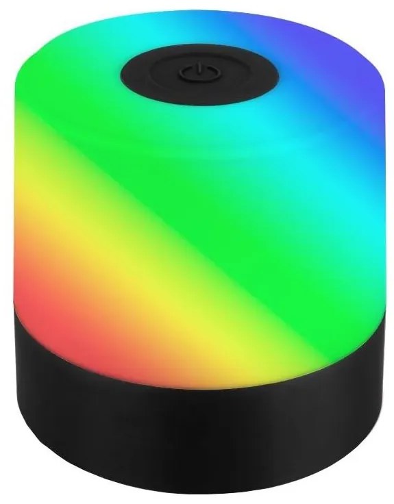 Briloner 7462015 - LED RGB презареждаема настолна лампа LED/1,5W/5V IP44 черна