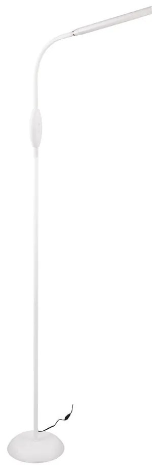 Бяла LED подова лампа (височина 145 cm) Toro - Trio