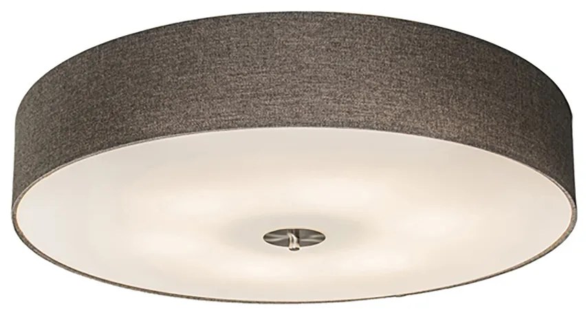 Интелигентна таванна лампа Таупо 70 см с 6 WiFi крушки A60 - Drum Jute