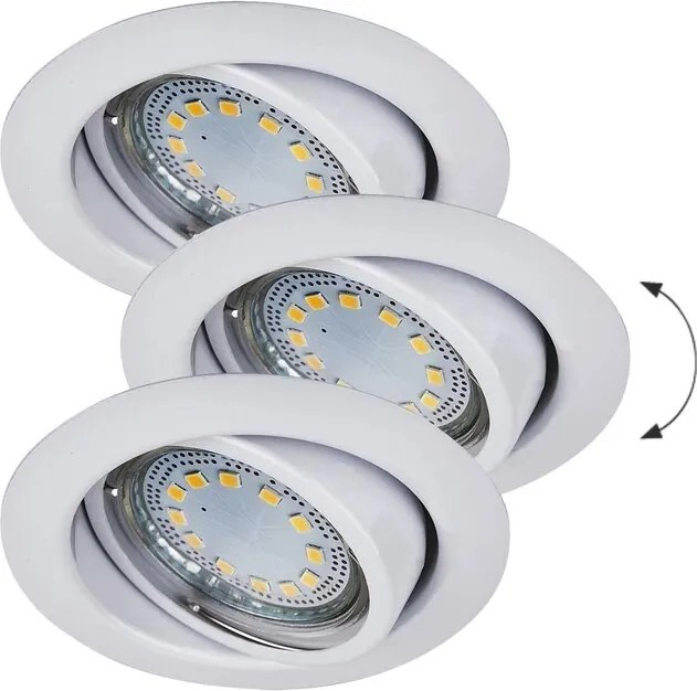 Rabalux Lite Вградени и повърхностно монтирани лампи IP40 GU10 1x MAX 50W 3000K 1049