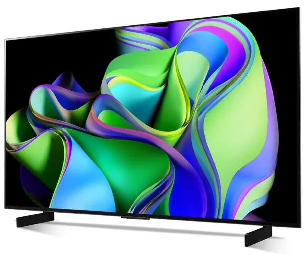 Телевизор LG OLED42C32LA, 42" UHD OLED evo, 4K (3840 x 2160), DVB-C/T2/S2, Full Cinema Screnn, Alpha 9, 120Hz, ThinQ AI, HDR10, VRR, NVIDIA G-SYNC, AMD FreeSync, Dolby Vision, Dolby Atmos, Wi-Fi, BT, HDMI, USB, Multi View, Meteor Titan