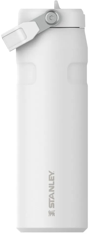 Бял термос от неръждаема стомана 700 ml IceFlow™ Bottle Flip Straw 2.0 Frost – Stanley