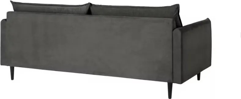 Тъмносив кадифен диван 203 cm Juli – Ropez