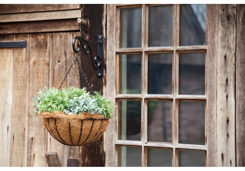 Метална висяща и стенна саксия за цветя ø 36 cm – Esschert Design