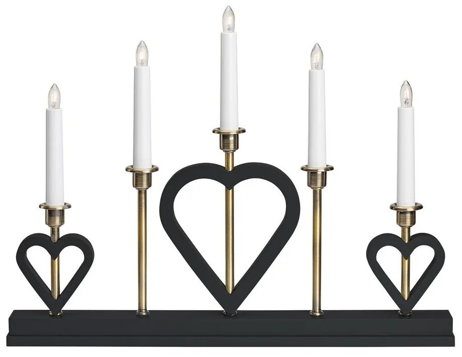 Черна коледна светлинна украса Melissa – Markslöjd