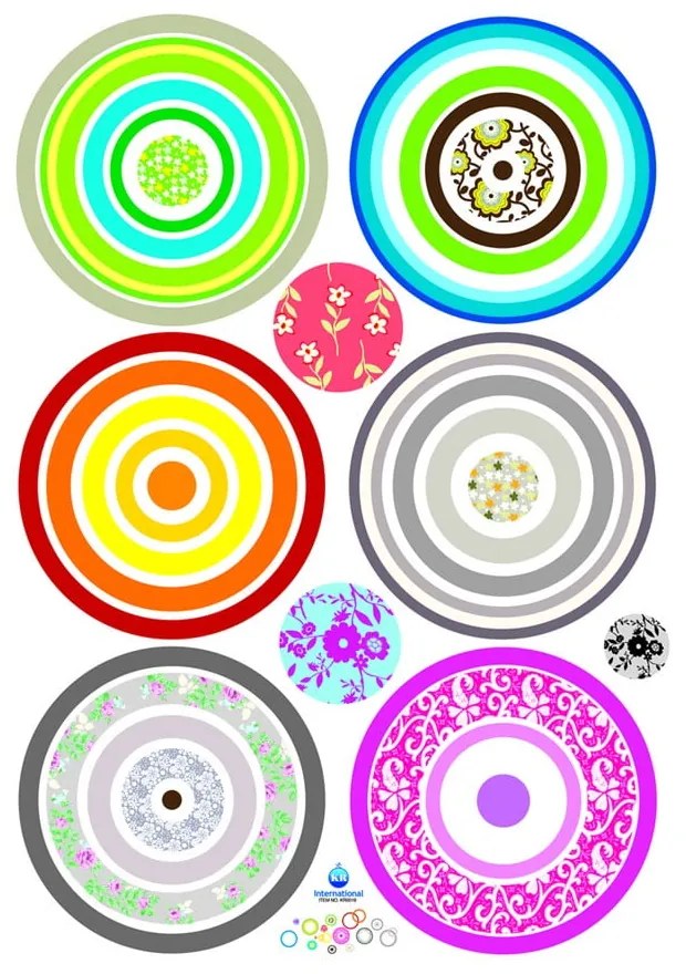 Стикер Цветни мехурчета - Ambiance