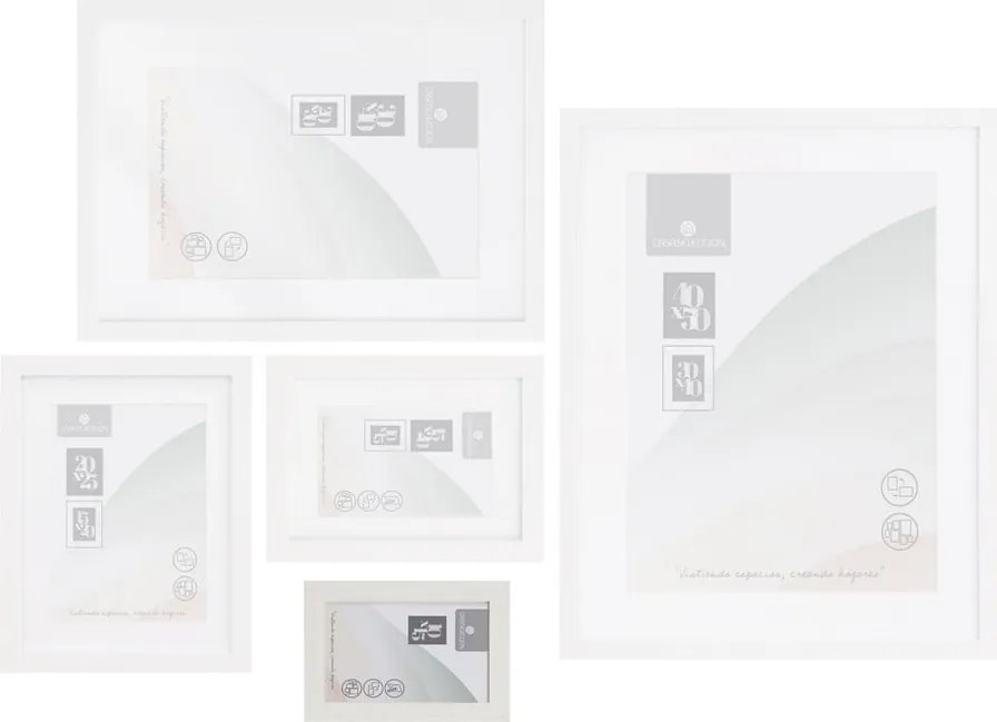 Бяла стояща/висяща рамка 12,5x17,5 cm Sencillo – Casa Selección