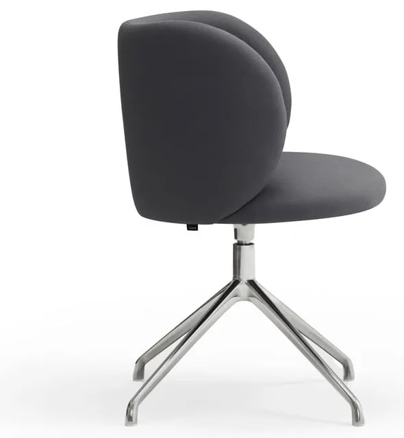 Тъмносив тапициран трапезен стол Mogi – Teulat