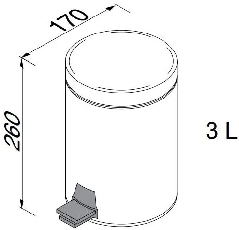 Контейнер за хартия Inox Geesa-Xruso