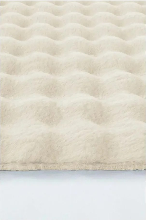 Килим подходящ за пране в цвят слонова кост 120x170 cm Bubble Emarald – Mila Home