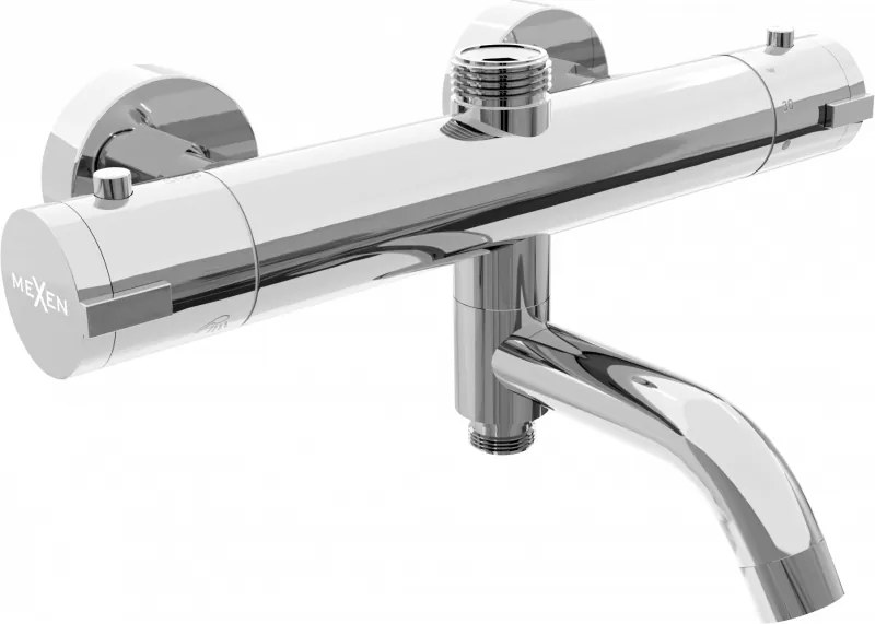 Mexen Kai термостатичен смесител за вана и душ, хром - 77900-00
