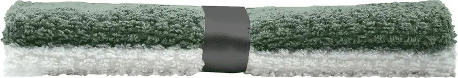 Бели/зелени памучни кърпи в комплект 2 бр. от тери 50x50 cm Gourmet – douceur d'intérieur