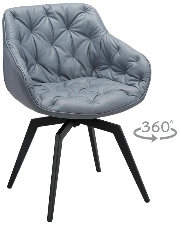 Трапезен стол BUXTON - сив DX-310