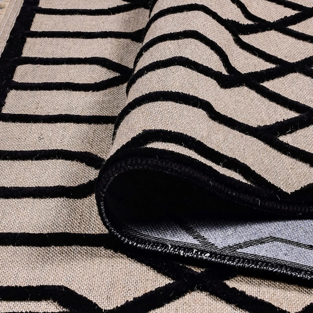 Килим за антре (100 x 300) LasMonte Jüt 3036 Бежово
Черен