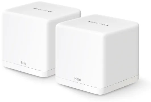 Безжична Wi-Fi 6 Mesh система Mercusys Halo H60X(2-pack) AX1500