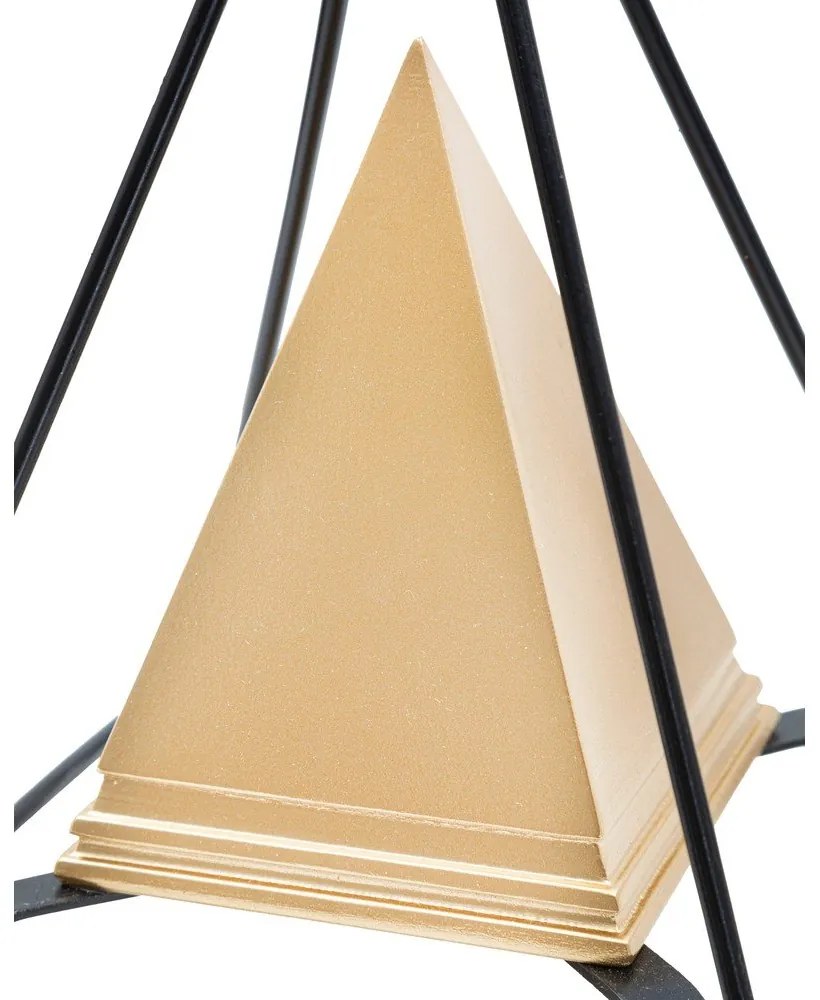 Метална статуетка в златна декорация Пирамида - Mauro Ferretti