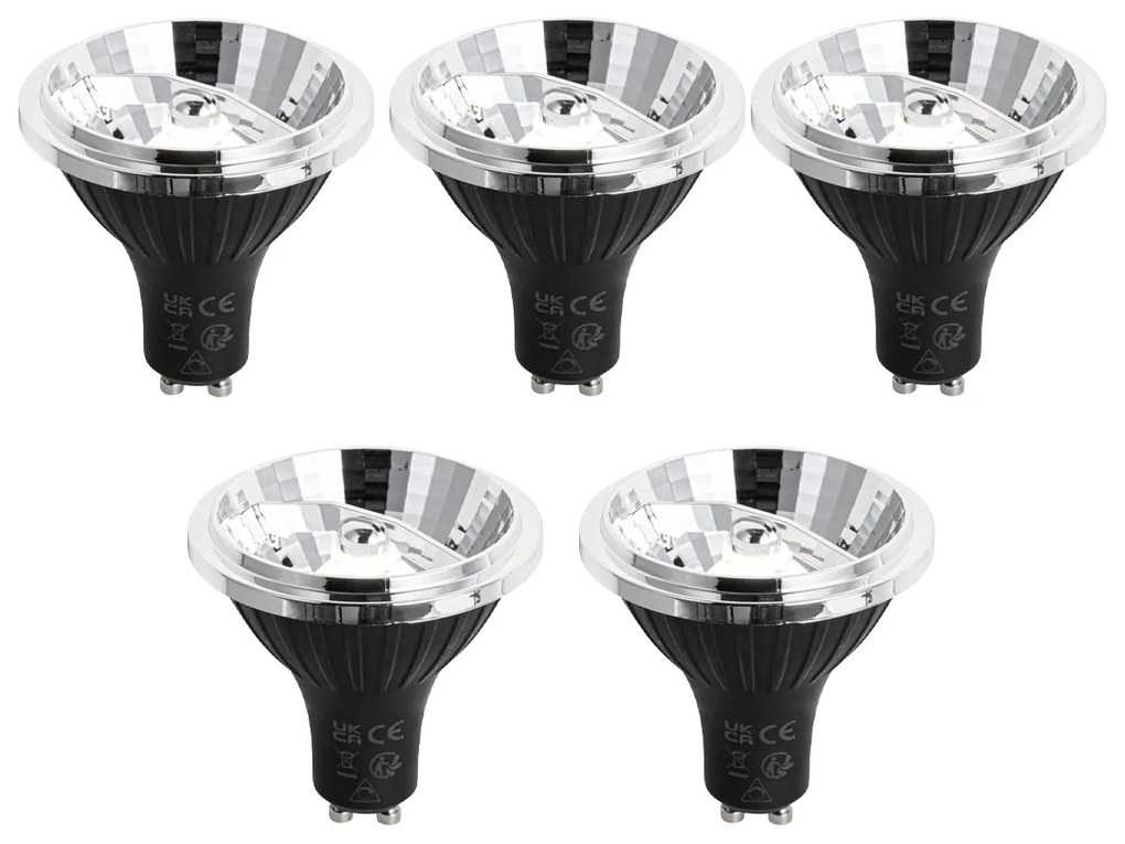 Комплект от 5 GU10 димируеми LED крушки 70мм 6.5W 600 лм 4000K
