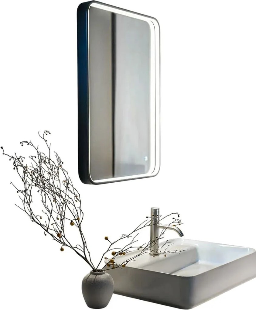 Огледало Cob Light Luminor-60 x 80 εκ.