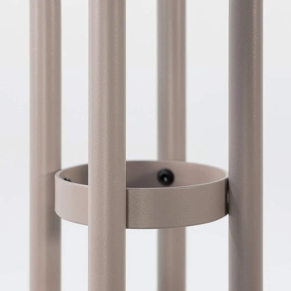 Кафяво-сива метална стойка за връхни дрехи ø 40x170 cm Jessy – Spinder Design