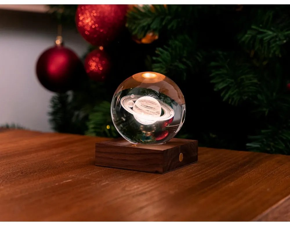 Тъмнокафява светлинна декорация с USB Amber – Gingko