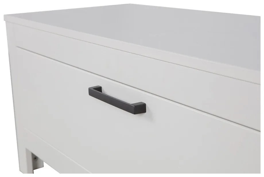 Светлосива маса за телевизор от масивен бор 120x45x40 cm Bonk – WOOOD