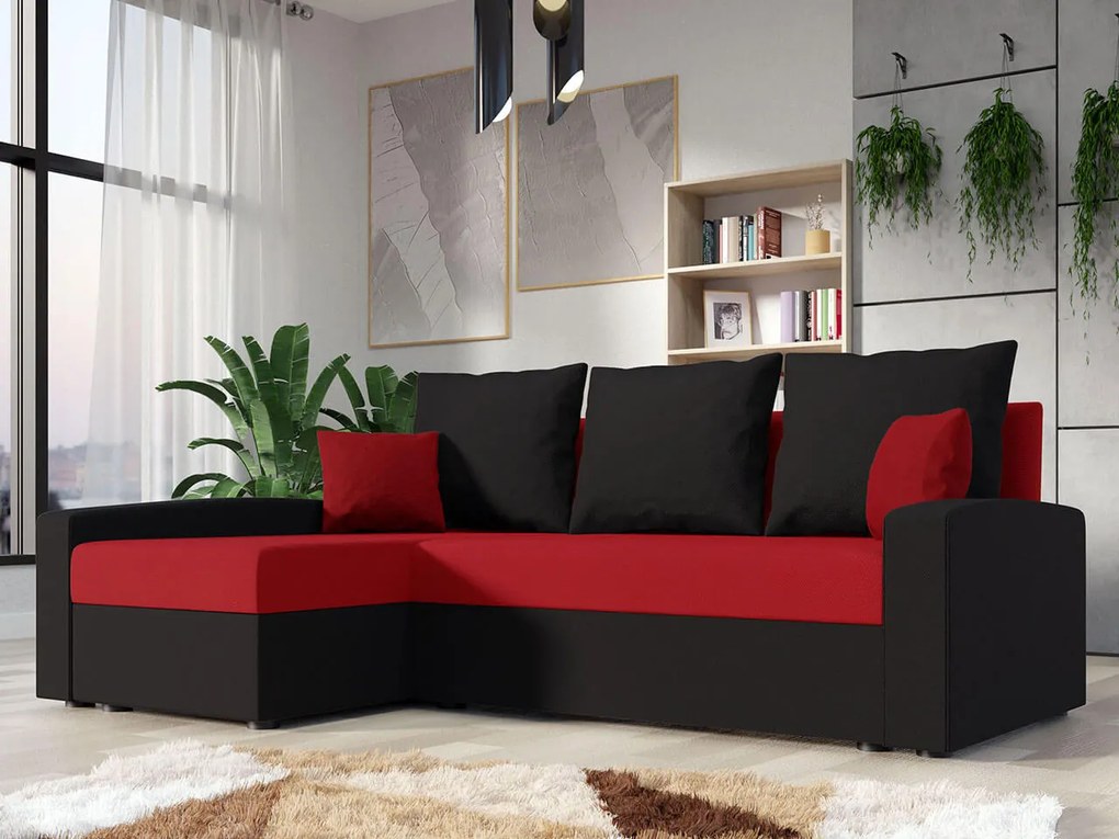Ъглов диван Chievo-Red
