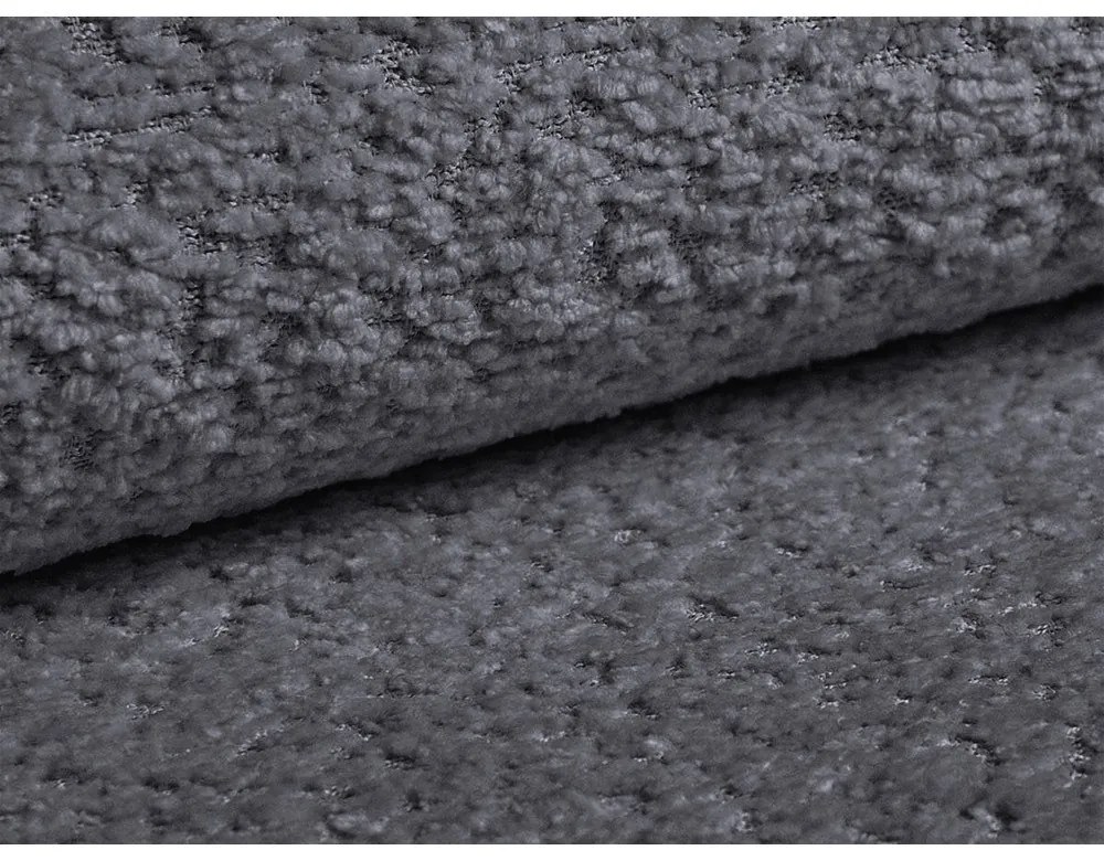 Тъмносив сгъваем диван от прежда с примки от букле 206 cm Kemi – Cosmopolitan Design