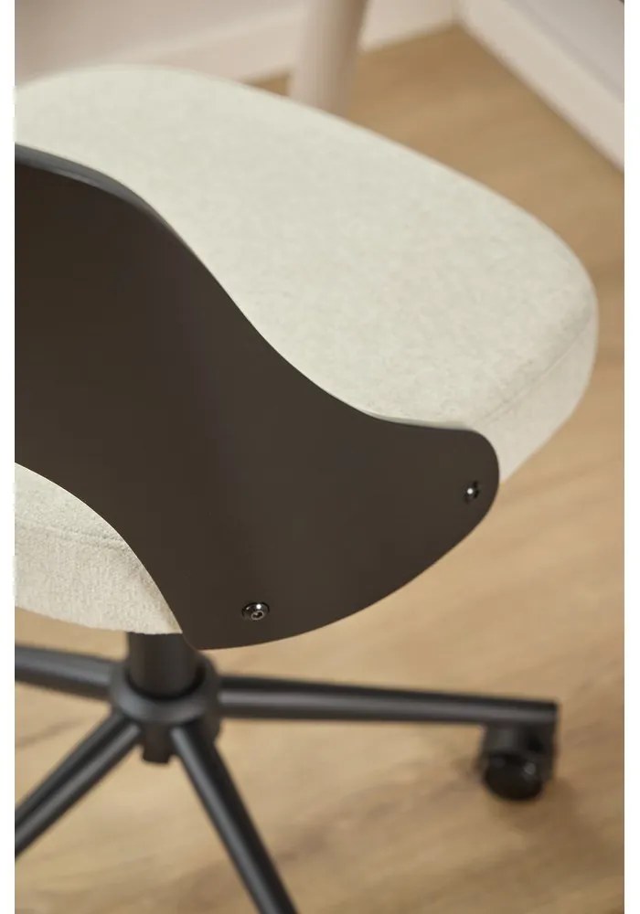 Офис стол в черен и бежов цвят Lucy – Actona