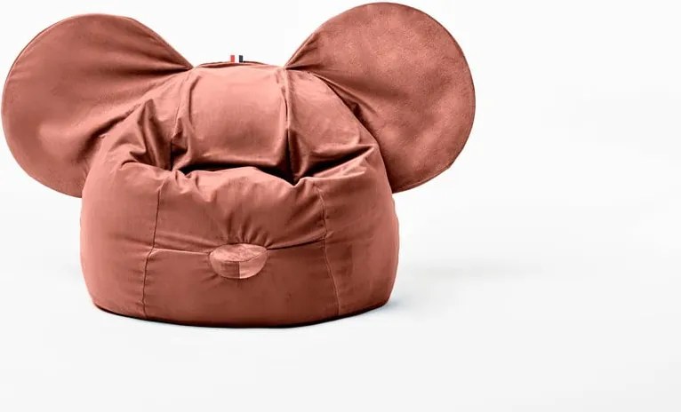 Детска чанта за диван от червено кадифе Ears - The Brooklyn Kids