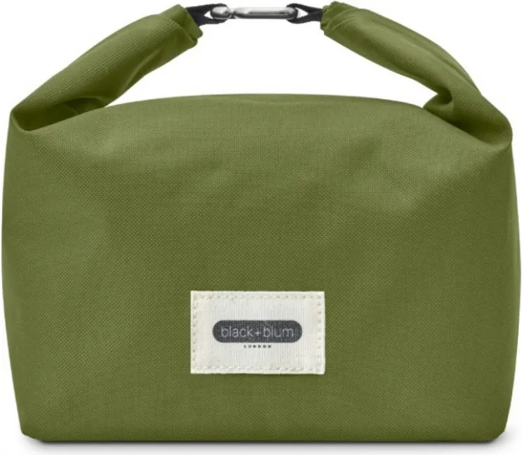 Изолирана чанта за обяд Black+Blum LBB019, 6.7 л, 33.5х15.5х31 см, Водоотблъскваща, Навиваща се, Каишка за носене, Без BPA, Зелен