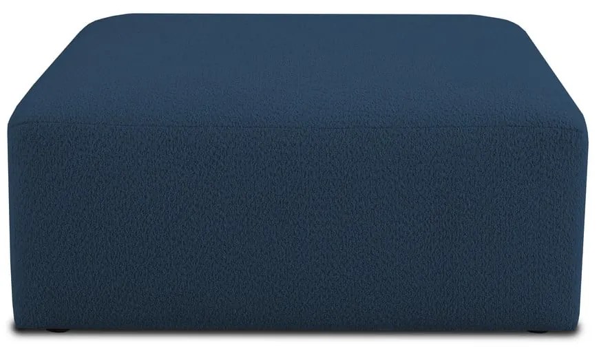 Тъмносин модулен диван от букле Roxy – Scandic