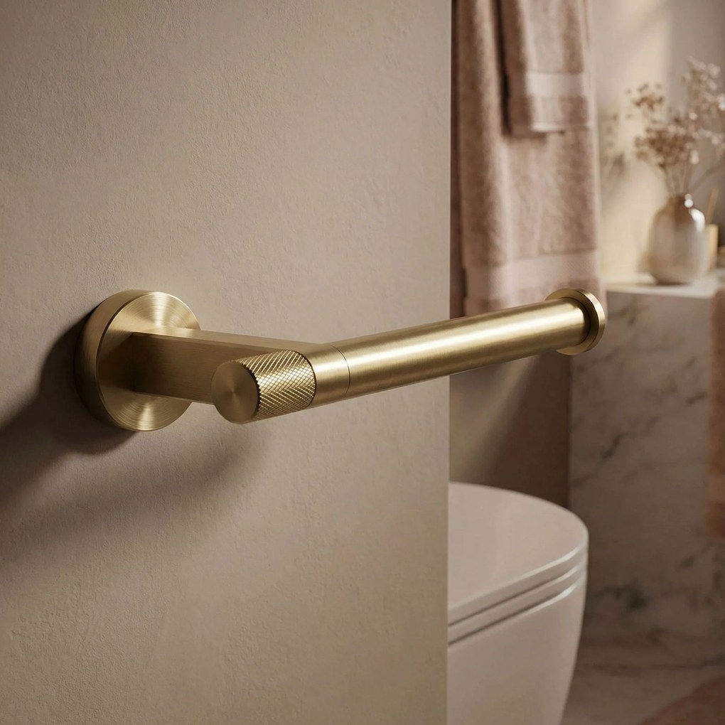 Поставка за тоалетна хартия 39105 ORI Brush Gold