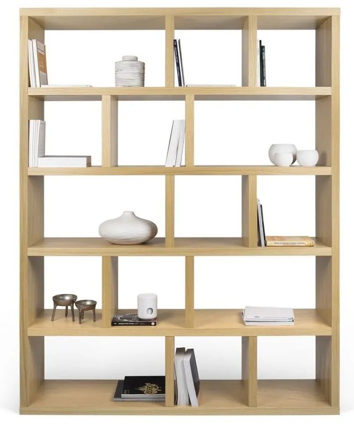 Библиотека от декор от дъб естествена 150x198 cm Berlin – TemaHome