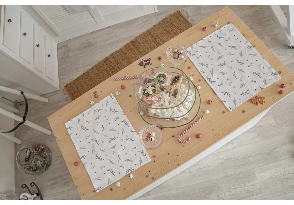 Подложки от плат с коледен мотив в комплект от 2 подложки 35x45 cm - Butter Kings