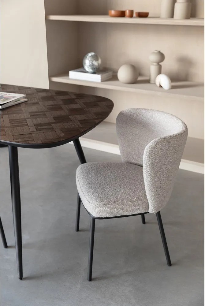 Трапезна маса от масивно тиково дърво 90x180 cm Webster – White Label