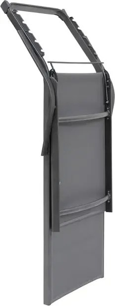 Сгъваем шезлонг Hesperide Bayamo, Алуминий - Кварц/Графит