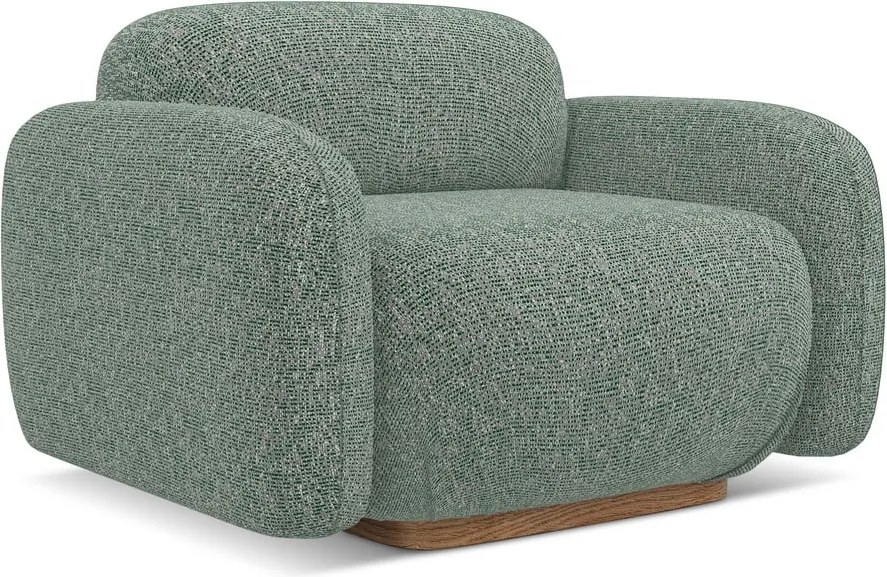 Светлозелено кресло Ailani – Makamii