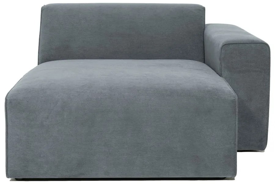 Сив модулен диван от рипсено кадифе (десен ъгъл) Sting – Scandic