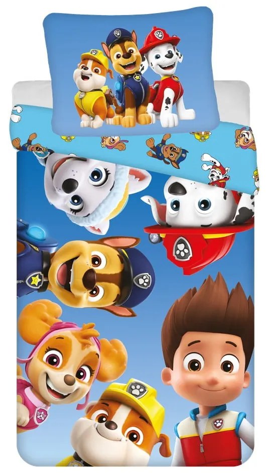 Детско спално бельо от микрофибър 140x200 cm Paw Patrol - Jerry Fabrics