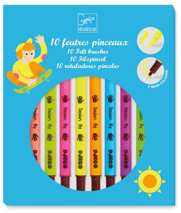 Djeco - Флумастри 10 pop Colours ST1 DJ08799G