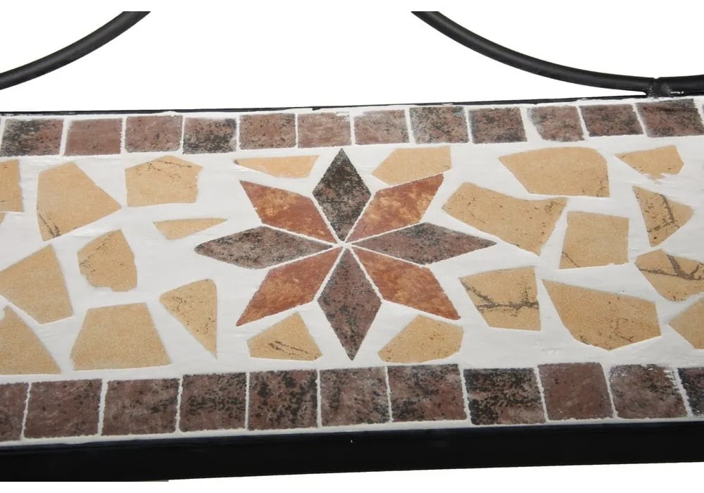 Черна метална стенна закачалка с рафт 42 cm Almeria – Garden Pleasure
