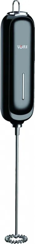 Мини миксер за фрапе и мляко Oliver Voltz OV51163G, 0.5W, Поставка, 2xAA, Черен