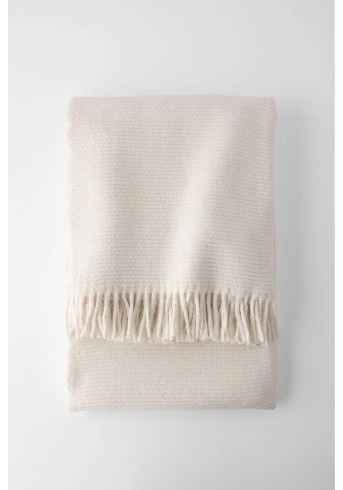 Кремаво одеяло със съдържание на памук , 140 x 180 cm Zen - Euromant