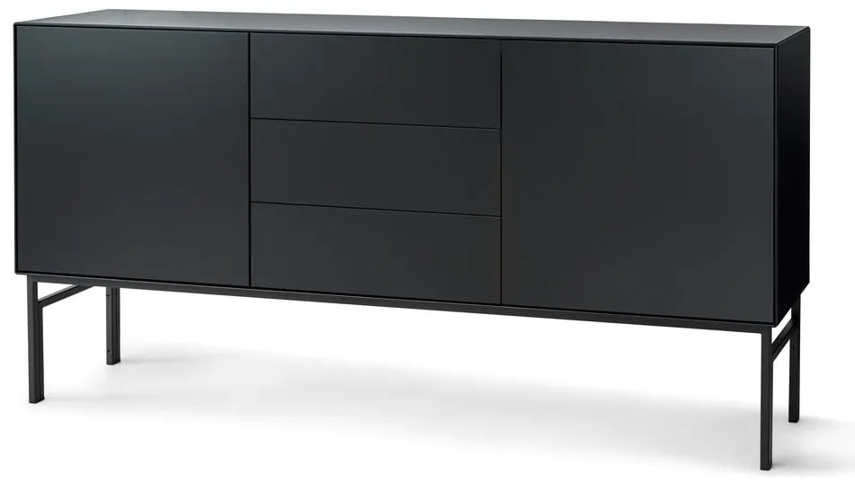 Черен нисък скрин 180x89 cm Edge by Hammel - Hammel Furniture