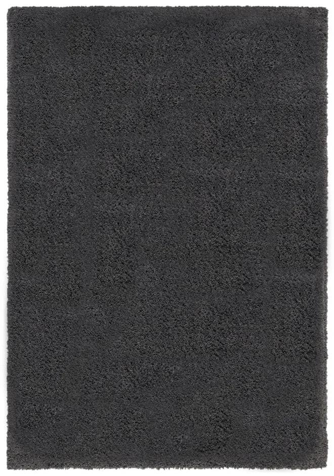 Антрацитен килим 200x200 cm - Flair Rugs