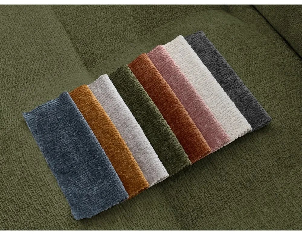 Зелен шенилов диван 237 cm Whesley – Bobochic Paris