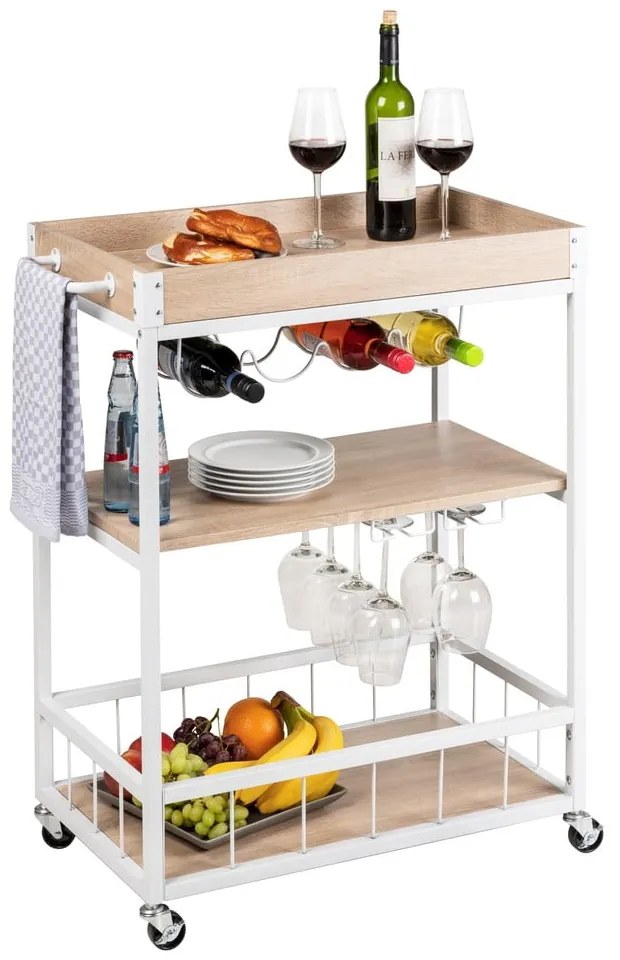 Маса за сервиране на колела 40x80 cm Rustico - Wenko