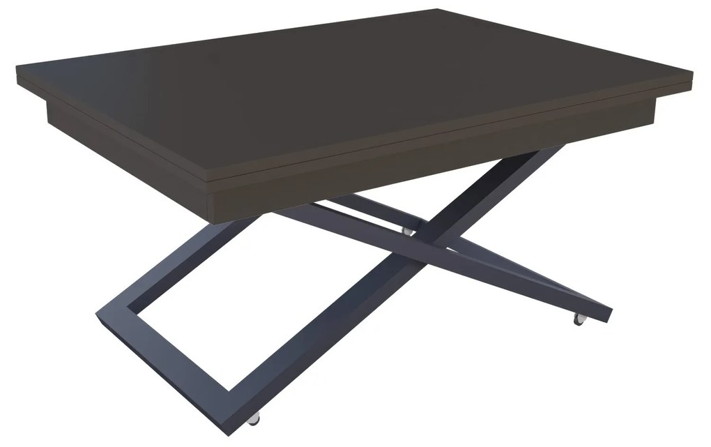 Разтегателна маса с повдигащ механизъм ФЛОРЕНЦИЯ - МДФ мат базалт 166