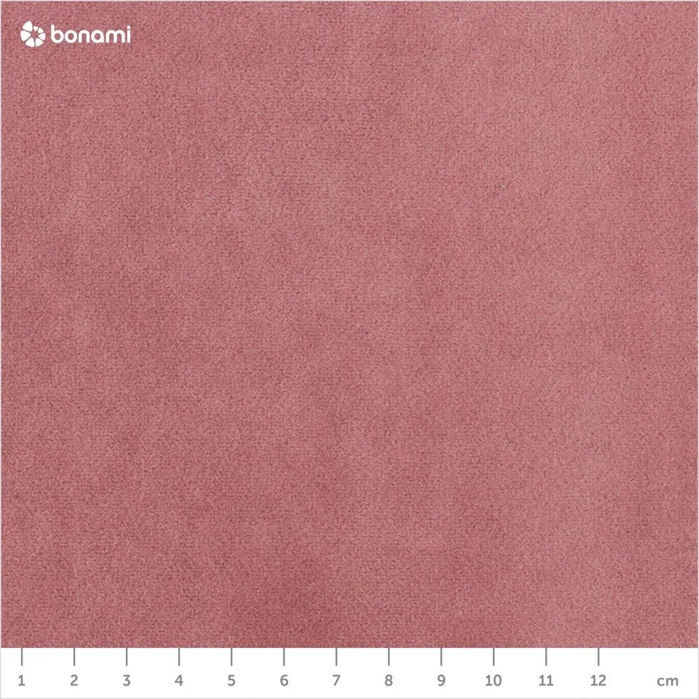 Розов кадифен разтегателен диван с място за съхранение 247 cm Lazaro – ELTAP